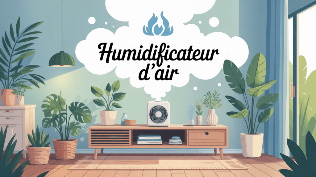 a quoi sert un humidificateur d air illustration salon brume