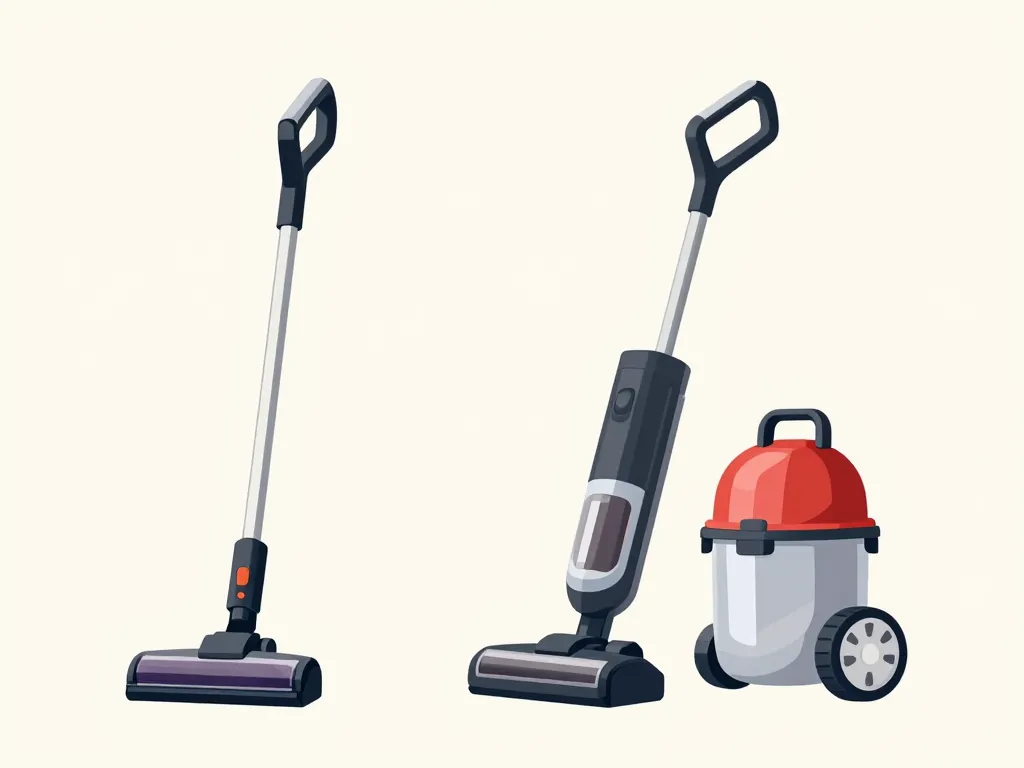 diagramme aspirateur balai ou traineau comparaison technique