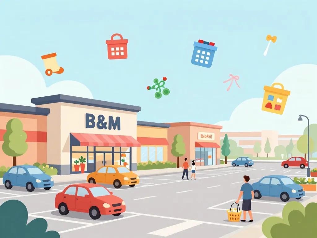 b m le cres accès parking rayons magasin