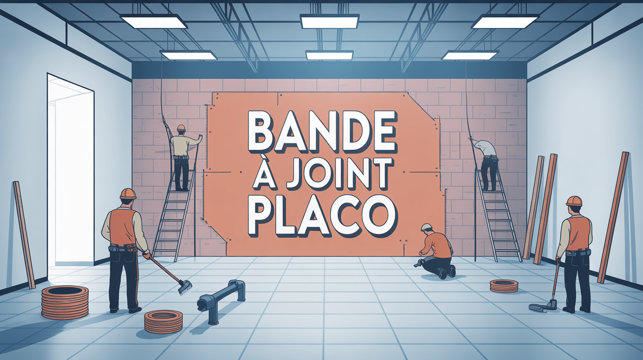 illustration bande a joint placo mur plafond