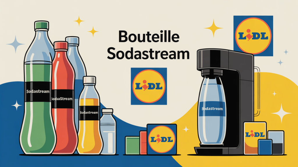 bouteille sodastream lidl compatibilité utilisation illustration