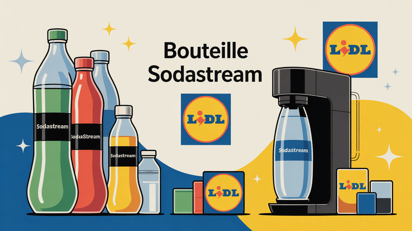 bouteille sodastream lidl compatibilité utilisation illustration