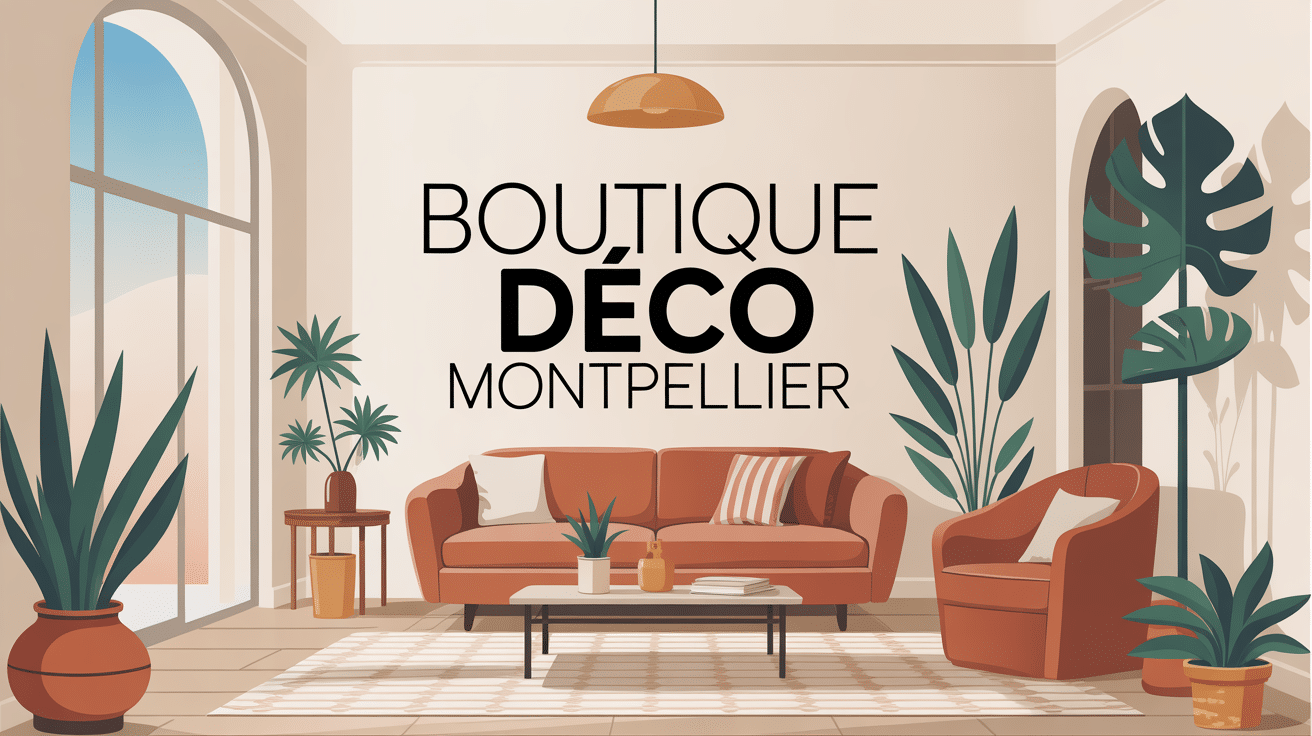 boutique deco montpellier illustration salon lumineux