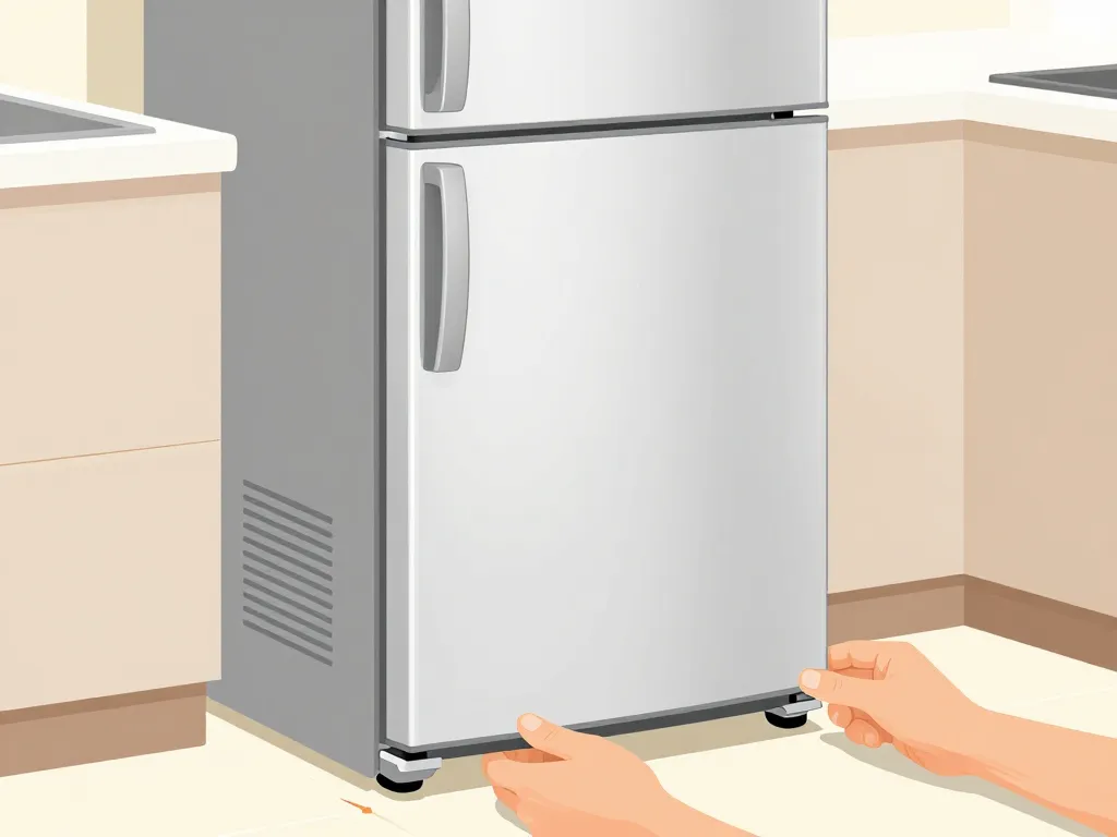 installer ventilation brancher un frigo neuf après transport