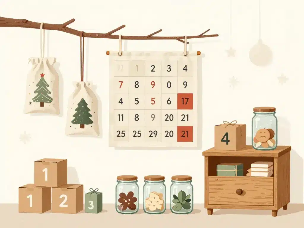 différents formats calendrier de l'avent bricolage