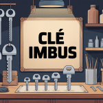 clé imbus en éventail avec vis six pans creux