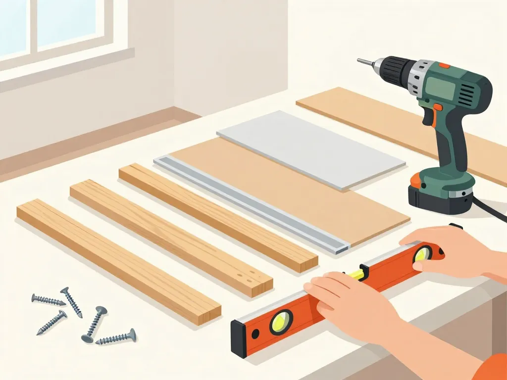 préparation coffrage placo sans rail outils matériaux