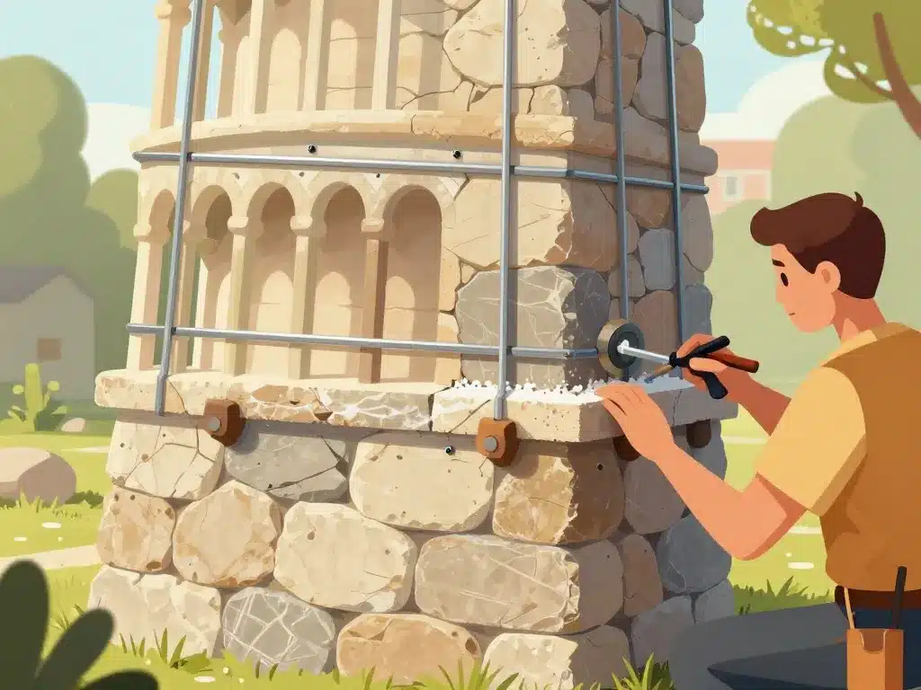 consolider un mur en pierre qui penche solutions consolidation