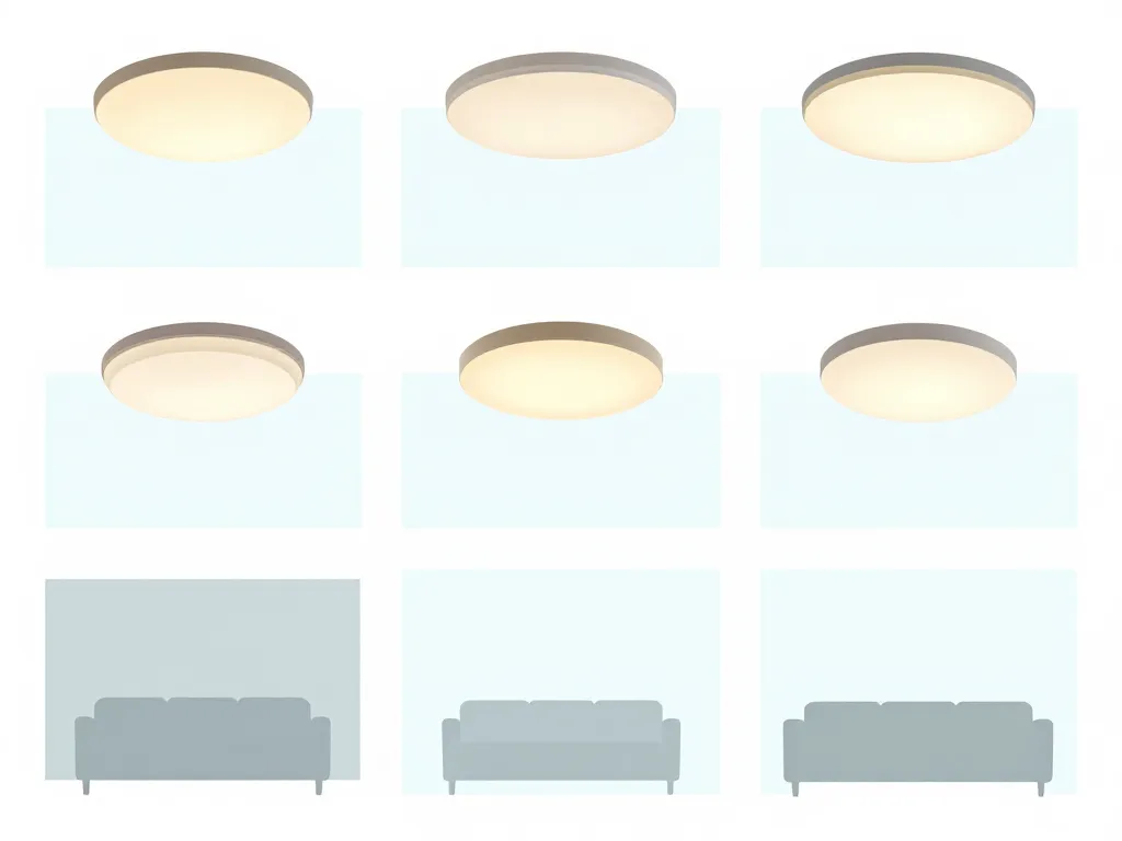 plafonnier salon design adaptation taille salon proportions harmonieuses