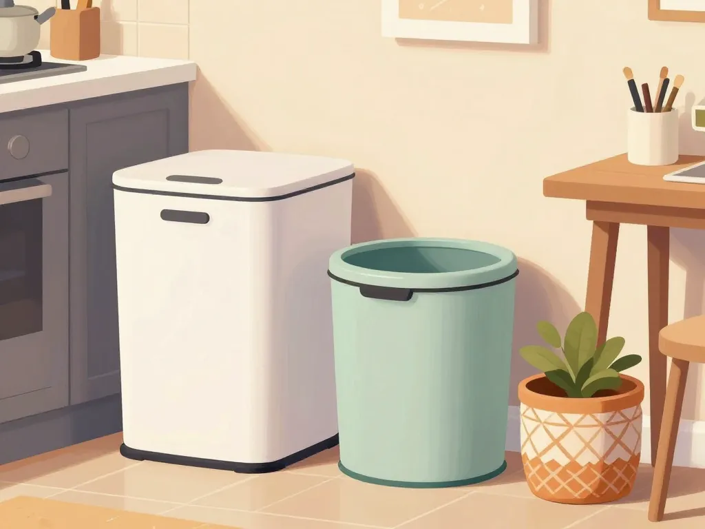 poubelle jolie cuisine salle de bain bureau