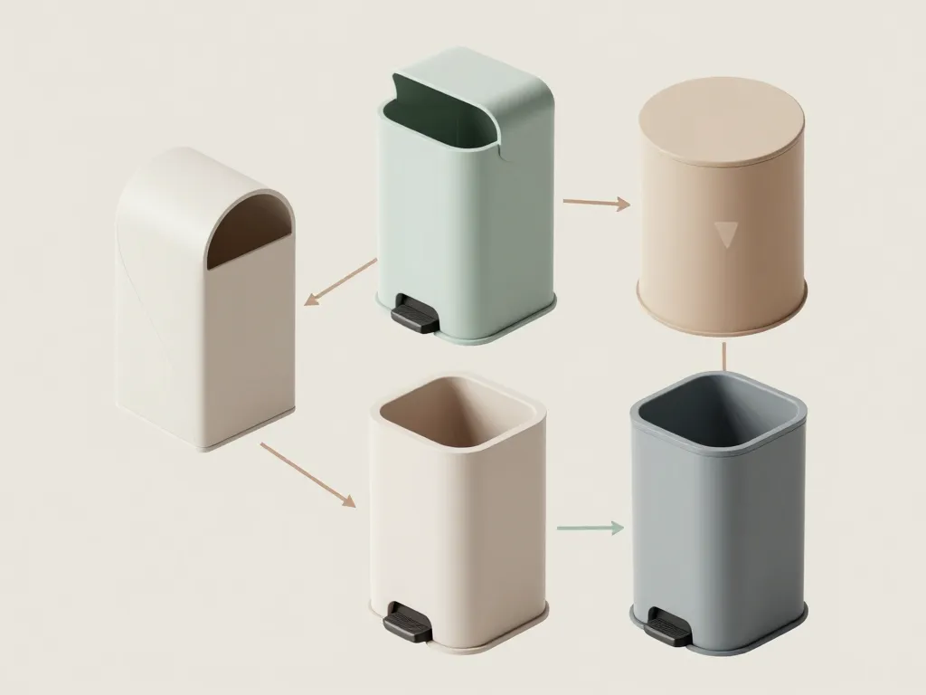 poubelle jolie aspects design fonction