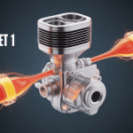 Schéma 3D stylisé powerjet 1 carburateur