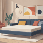 illustration vectorielle prise electrique pour canapé dans salon design