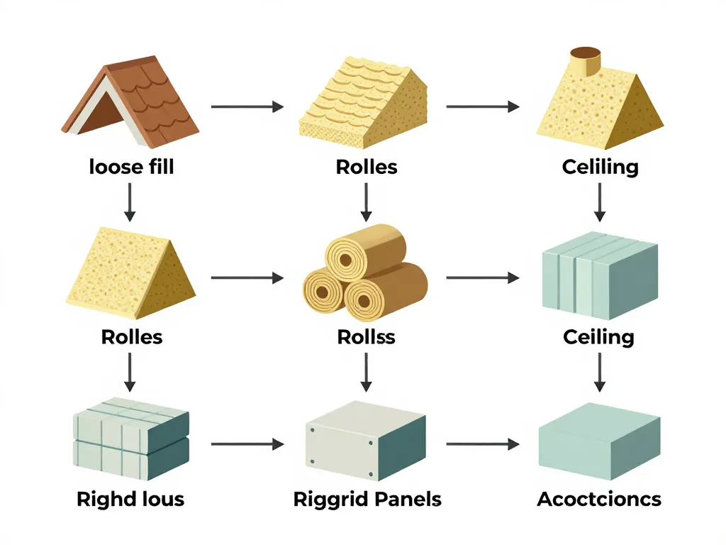 diagramme types et usages prix de la laine de roche au m2