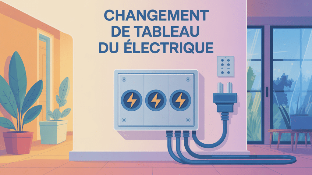 illustration prix pour changer tableau electrique sécurité