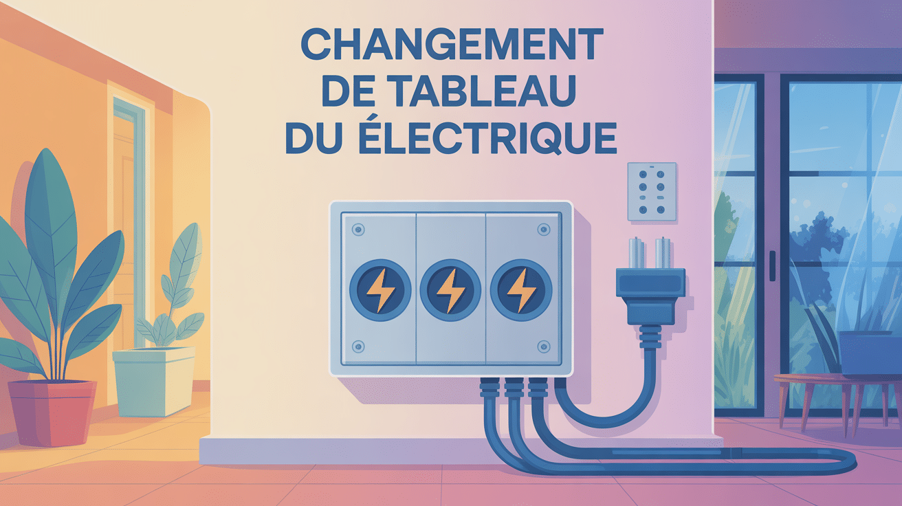 illustration prix pour changer tableau electrique sécurité