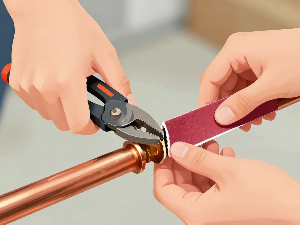 préparation tuyau cuivre pour raccord rapide et sûr