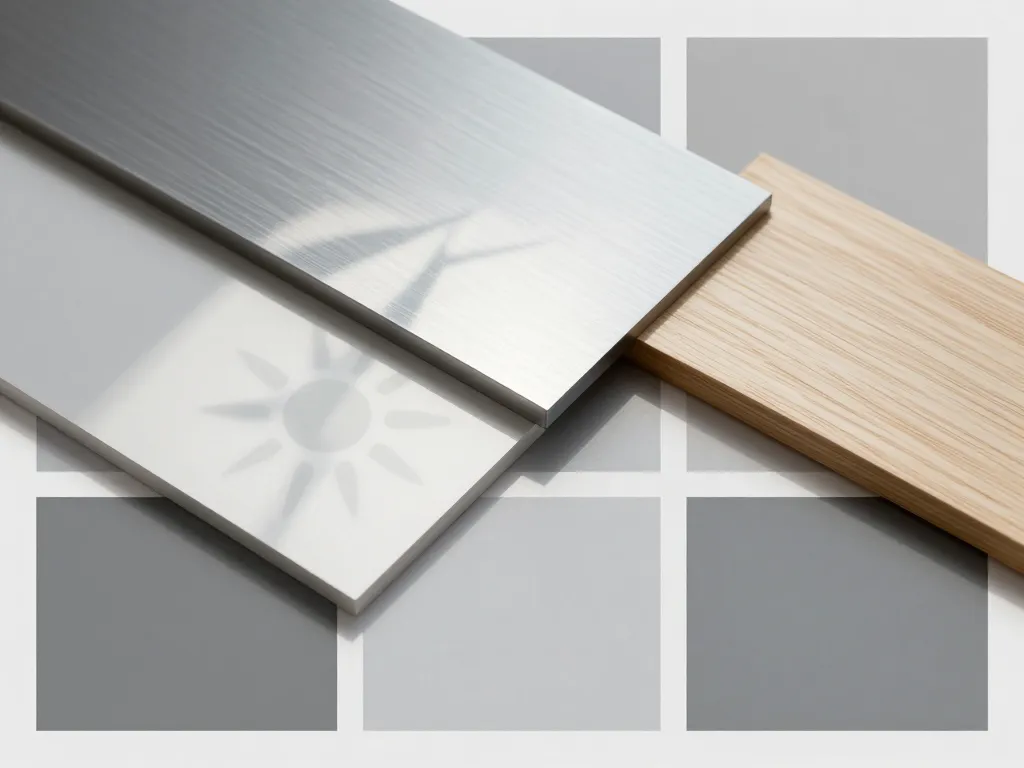 Différences ral 9006 sur aluminium PVC bois