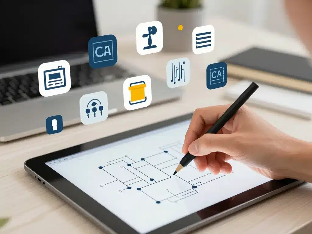 schema electronique creation logiciel organisation