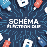illustration schema electronique symboles et circuits