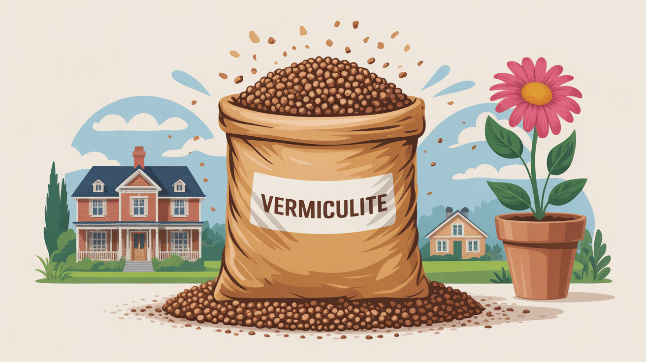 Illustration vermiculite isolant horticulture