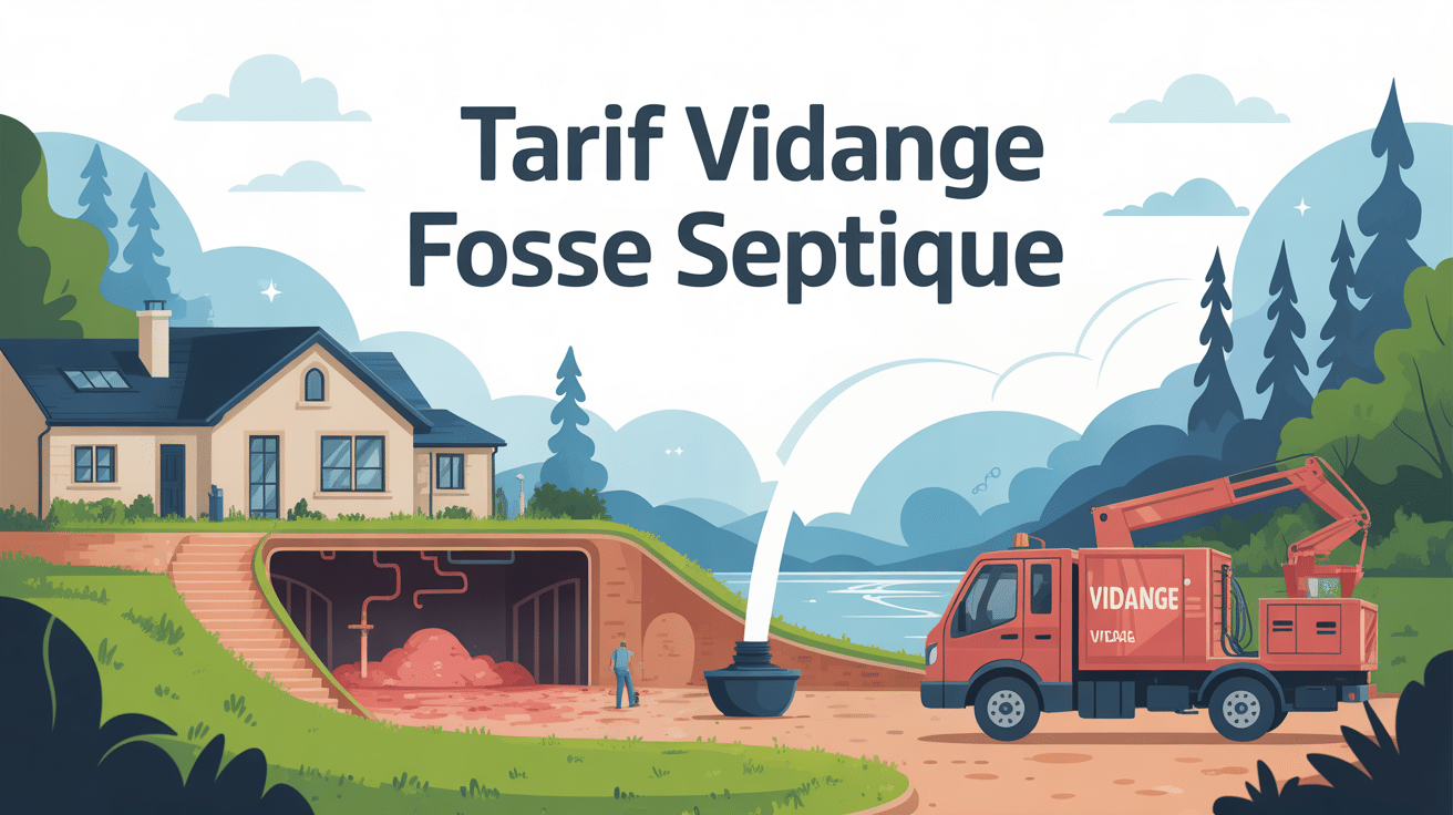illustration centrale vidange fosse septique tarif