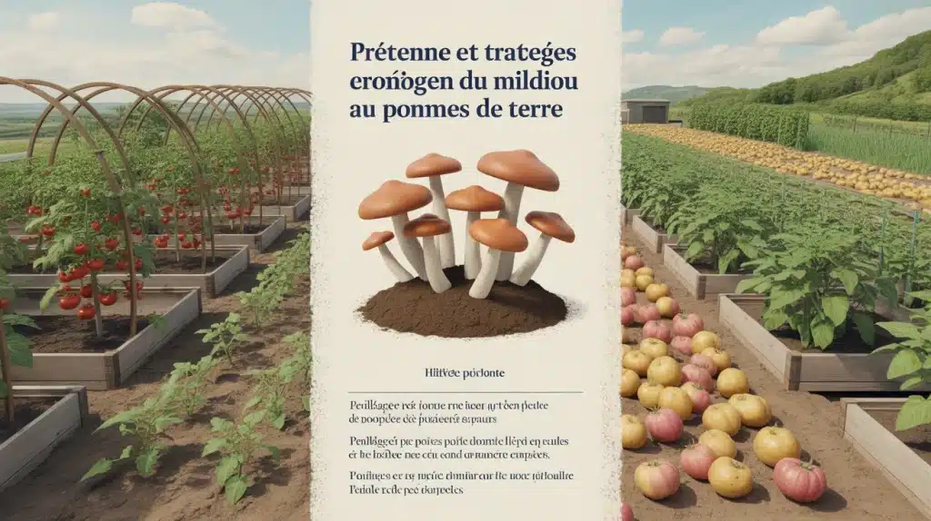 Mildiou de la tomate : seuils 16°C et 90% humidité