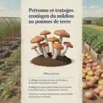 Mildiou de la tomate : seuils 16°C et 90% humidité