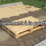 nivellement à la palette pour terrain plat