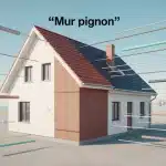 Rénovation d’un mur pignon avec isolation et enduit