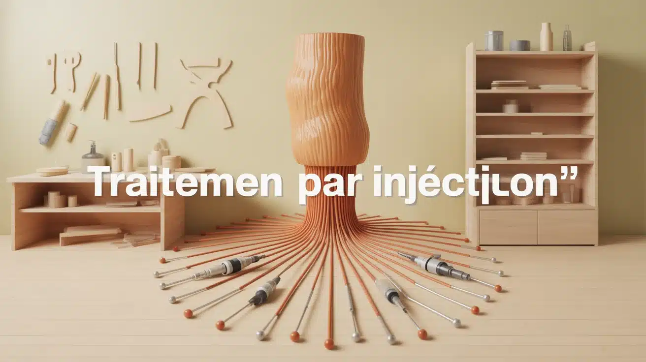 Traitement par injection pour le bois contre les xylophages
