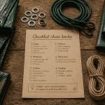 Bache de protection et accessoires sur etabli