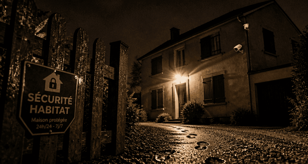 dissuasion cambriolage maison projecteur caméra