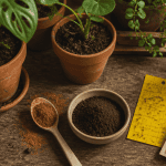 Moucherons dans les plantes, remèdes naturels en image