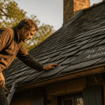 toit en ardoise prix au m2 sur maison ancienne