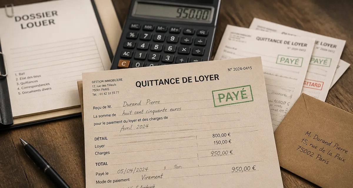 A quoi sert une quittance de loyer : quittance de loyer tamponnée et mentions obligatoires