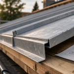 Pente toiture zinc : pose de bacs en zinc à joint debout et étanchéité