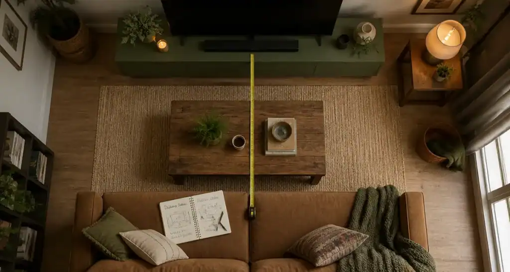 quelle distance entre tv et canapé salon moderne