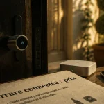 Serrure connectée prix : porte bois et passerelle Wi‑Fi
