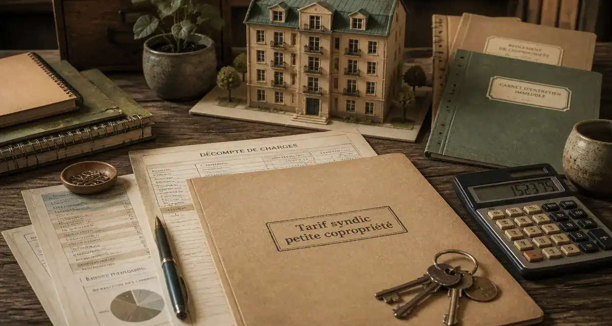 tarif syndic petite copropriété documents et clés