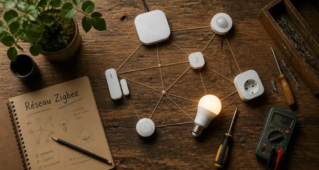 zigbee domotique réseau maillé objets connectés