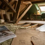 Aménager des combles : charpente et isolation en rénovation, comble avec fenêtre de toit