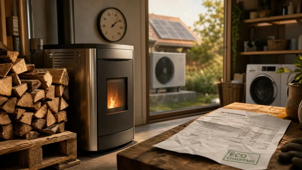 Bois, solaire ou pompe à chaleur : quel chauffage écologique choisir selon votre logement ?