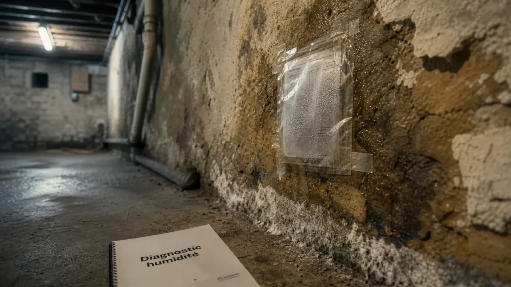 Infiltration d’eau : taches au plafond, murs humides et assurance, les vérifications qui comptent
