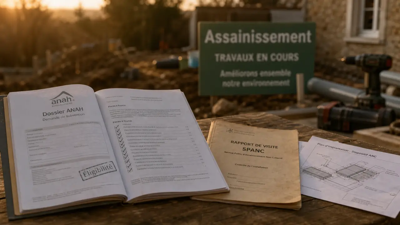Subvention assainissement ANAH : dossier éligibilité et démarches
