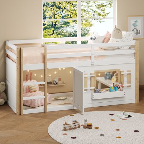 Children's room with loft bed