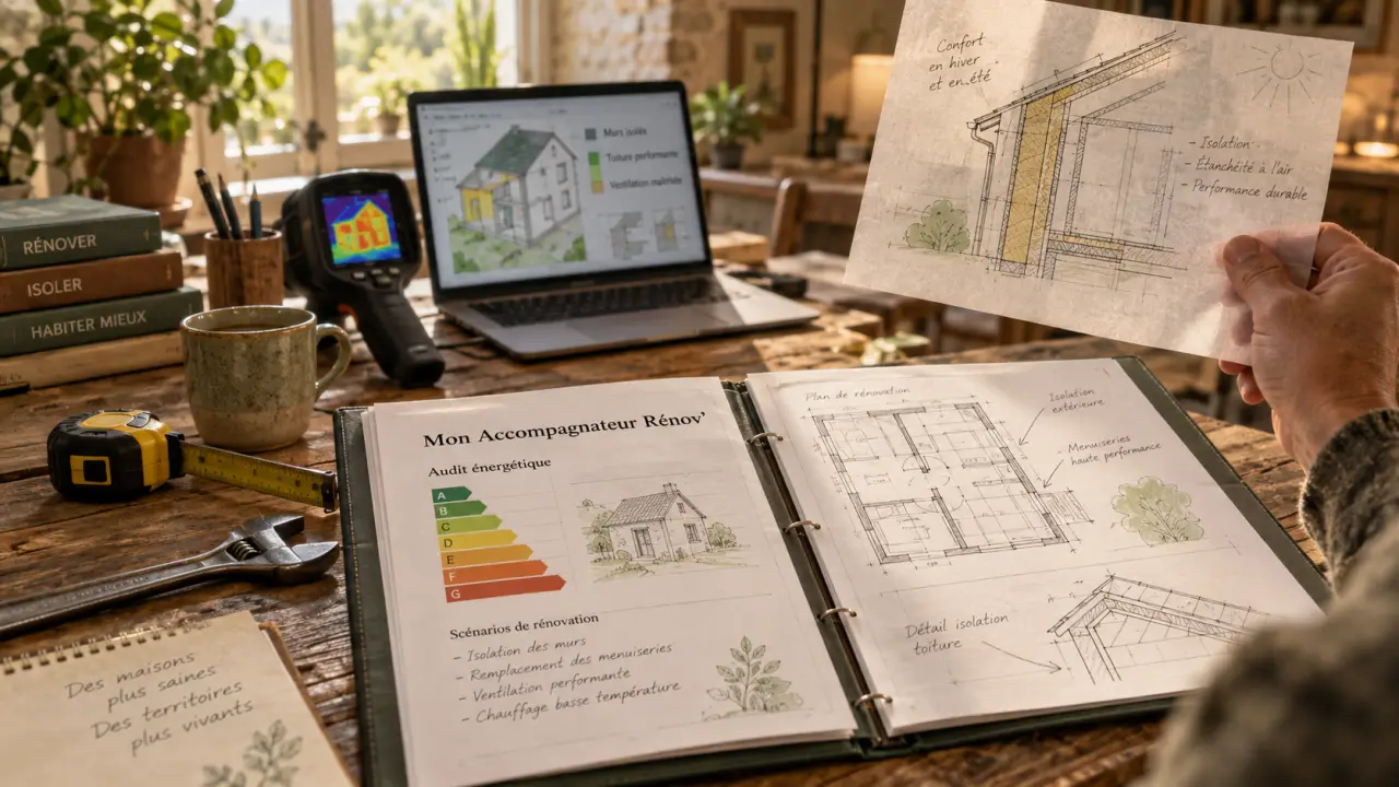 Accompagnateur renovation : audit énergétique et plans d’isolation en intérieur