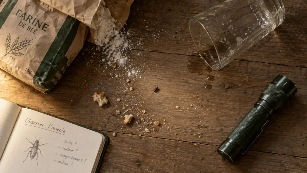 Insecte dans la maison : identifiez les traces et agissez au bon moment