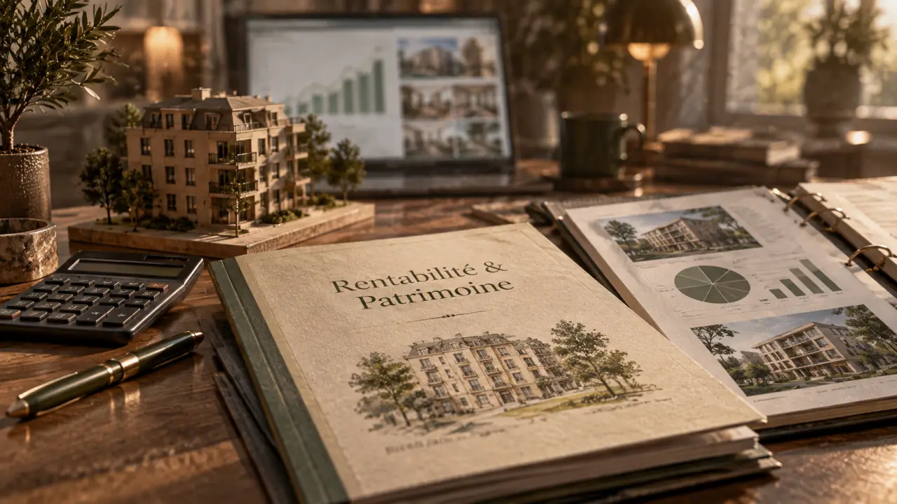 Patrimoine immobilier : rentabilité et transmission, documents et calculatrice