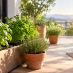 Potager aromatique : emplacement, plantes et gestes